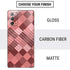 Autumn Red Geometric Galaxy Note20 5G Skin