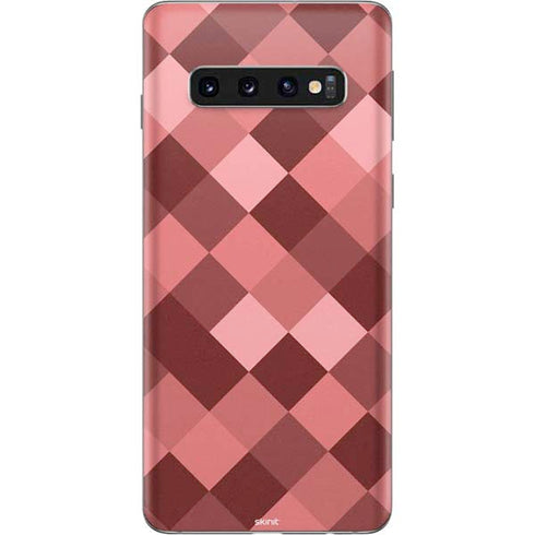 Autumn Red Geometric Galaxy S10 Skin
