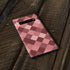 Autumn Red Geometric Galaxy S10 Skin