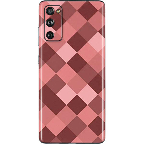 Autumn Red Geometric Galaxy S20 Fan Edition Skin
