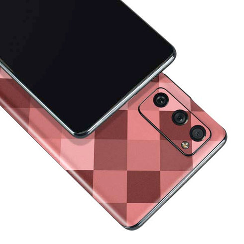 Autumn Red Geometric Galaxy S20 Fan Edition Skin