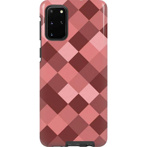 Autumn Red Geometric Galaxy S20 Plus Pro Case