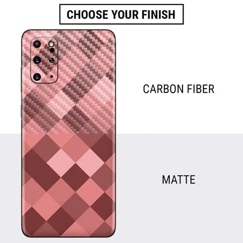 Autumn Red Geometric Galaxy S20 Plus Skin