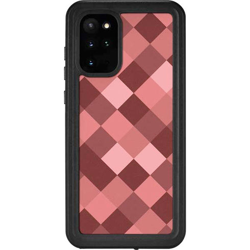 Autumn Red Geometric Galaxy S20 Plus Waterproof Case