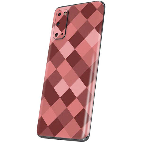 Autumn Red Geometric Galaxy S20 Skin