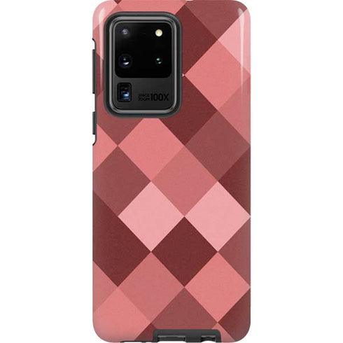 Autumn Red Geometric Galaxy S20 Ultra 5G Pro Case
