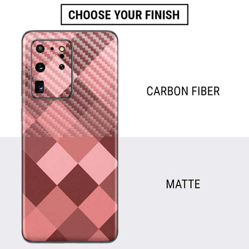 Autumn Red Geometric Galaxy S20 Ultra 5G Skin