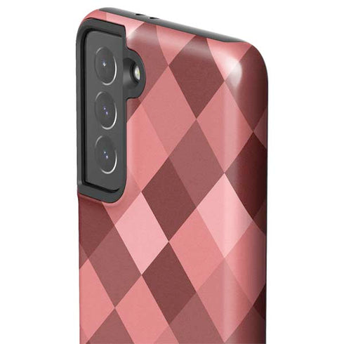 Autumn Red Geometric Galaxy S21 5G Pro Case