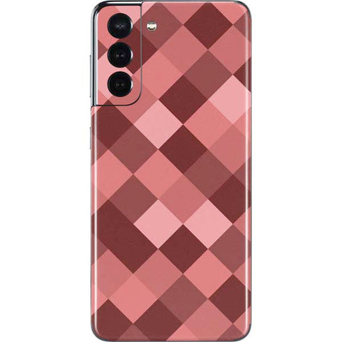 Autumn Red Geometric Galaxy S21 5G Skin