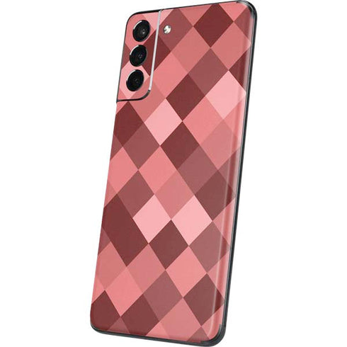 Autumn Red Geometric Galaxy S21 5G Skin