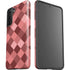 Autumn Red Geometric Galaxy S21 FE Pro Case