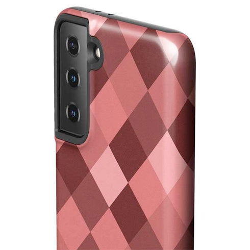 Autumn Red Geometric Galaxy S21 Plus 5G Pro Case