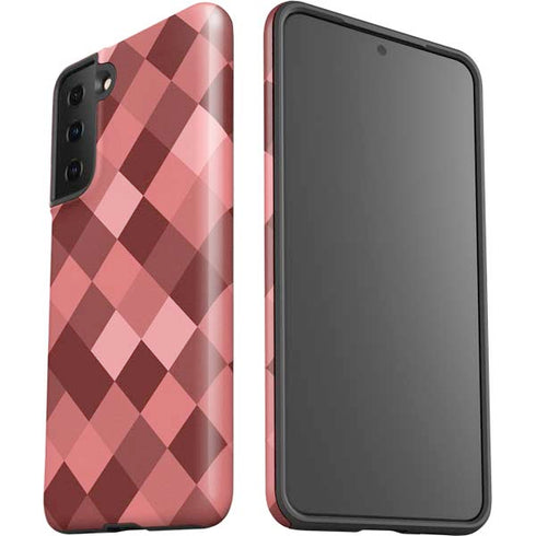 Autumn Red Geometric Galaxy S21 Plus 5G Pro Case