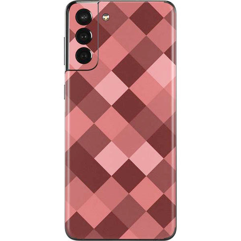 Autumn Red Geometric Galaxy S21 Plus 5G Skin