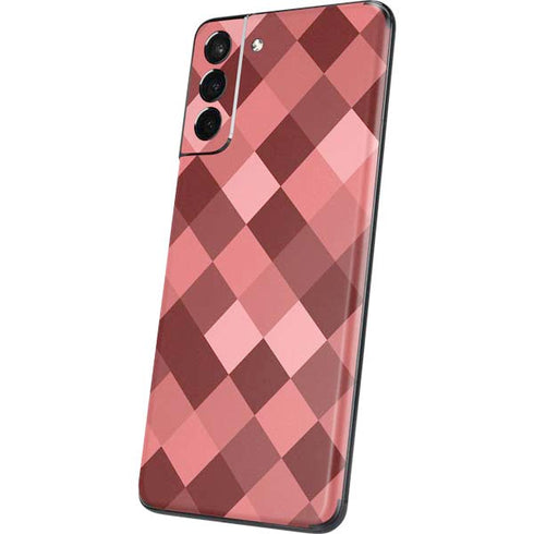 Autumn Red Geometric Galaxy S21 Plus 5G Skin