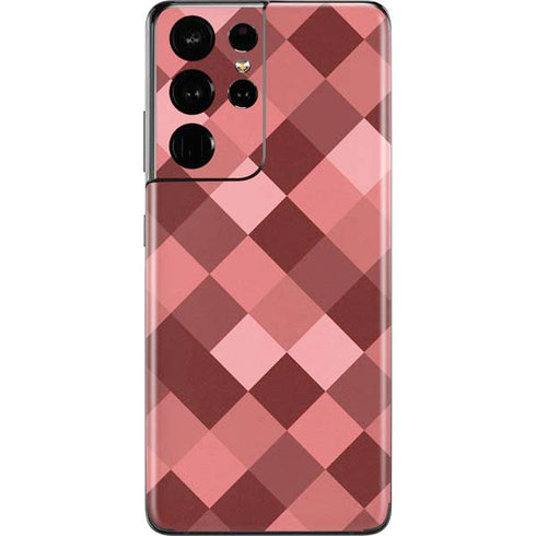 Autumn Red Geometric Galaxy S21 Ultra 5G Skin