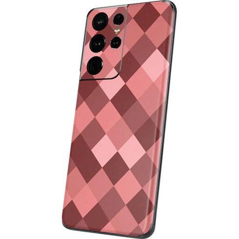 Autumn Red Geometric Galaxy S21 Ultra 5G Skin
