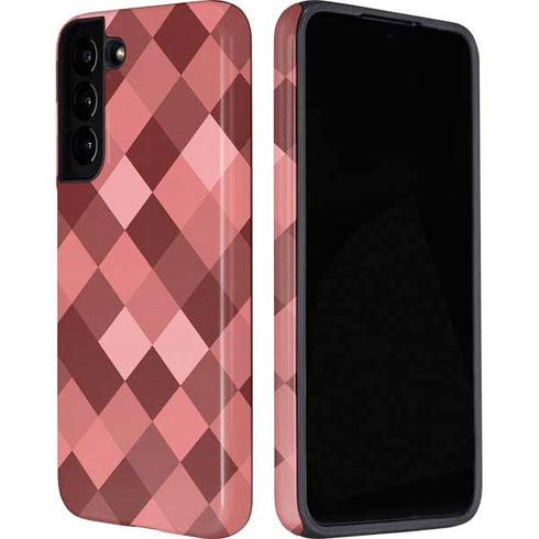 Autumn Red Geometric Galaxy S22 Plus Pro Case