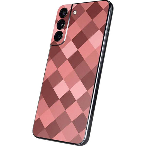 Autumn Red Geometric Galaxy S22 Plus Skin