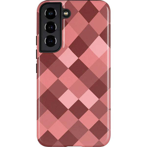 Autumn Red Geometric Galaxy S22 Pro Case