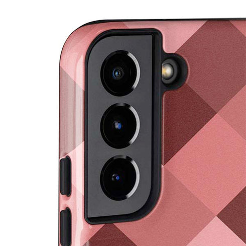 Autumn Red Geometric Galaxy S22 Pro Case