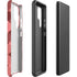 Autumn Red Geometric Galaxy S22 Ultra Pro Case
