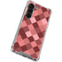 Autumn Red Geometric Galaxy S23 Clear Case