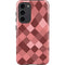 Autumn Red Geometric Galaxy S23 Plus Pro Case