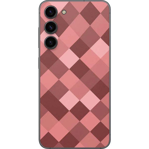 Autumn Red Geometric Galaxy S23 Plus Skin