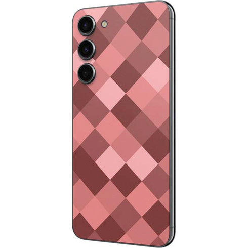 Autumn Red Geometric Galaxy S23 Plus Skin