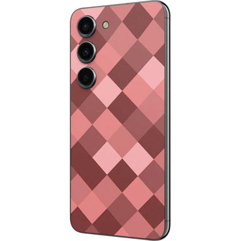 Autumn Red Geometric Galaxy S23 Skin
