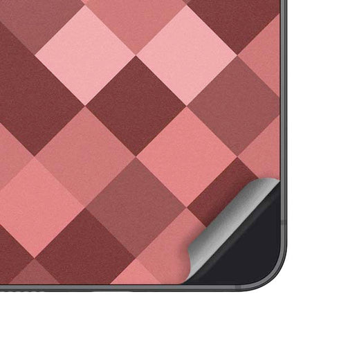 Autumn Red Geometric Galaxy S23 Skin
