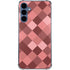 Autumn Red Geometric Galaxy S24 Clear Case