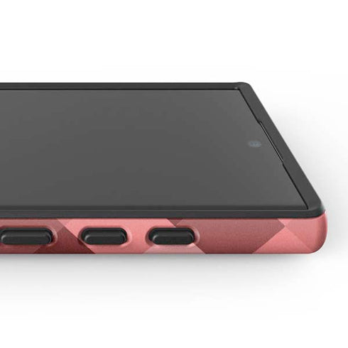 Autumn Red Geometric Galaxy S24 Ultra Impact Case