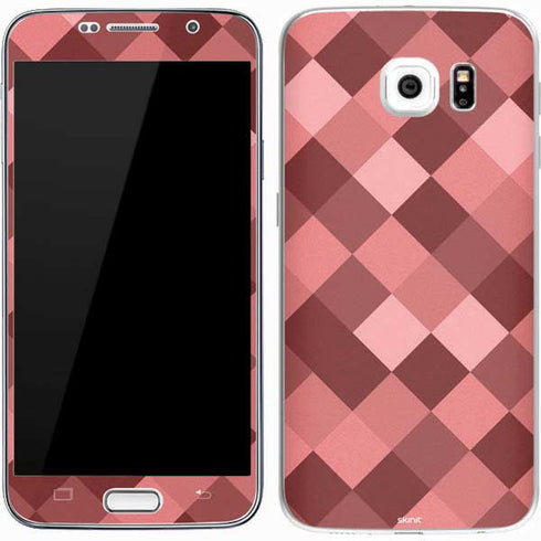 Autumn Red Geometric Galaxy S7 Skin