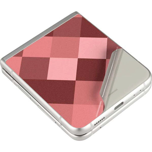 Autumn Red Geometric Galaxy Z Flip3 5G Skin