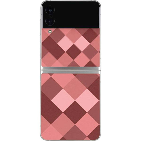 Autumn Red Geometric Galaxy Z Flip4 5G Skin