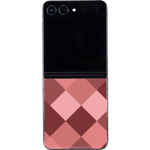 Autumn Red Geometric Galaxy Z Flip5 5G Skin