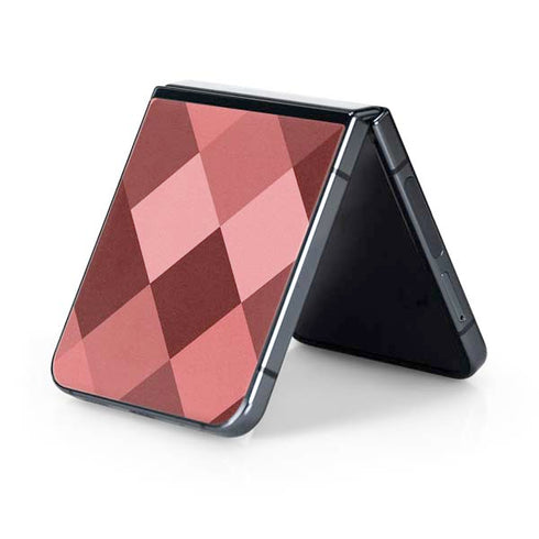 Autumn Red Geometric Galaxy Z Flip5 5G Skin