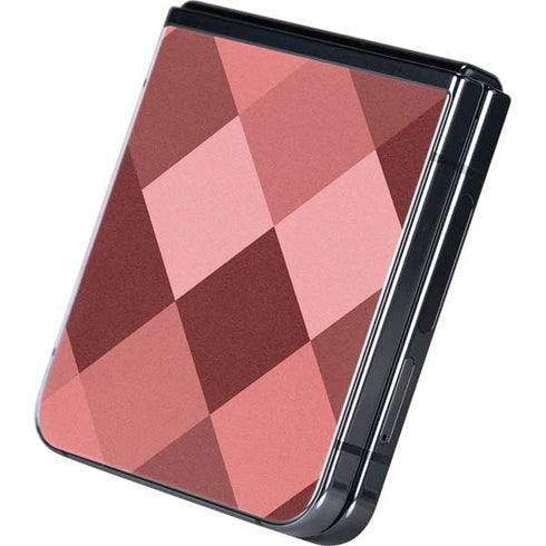 Autumn Red Geometric Galaxy Z Flip5 5G Skin