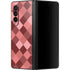 Autumn Red Geometric Galaxy Z Fold3 5G Skin