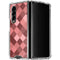 Autumn Red Geometric Galaxy Z Fold4 5G Clear Case