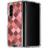 Autumn Red Geometric Galaxy Z Fold4 5G Clear Case