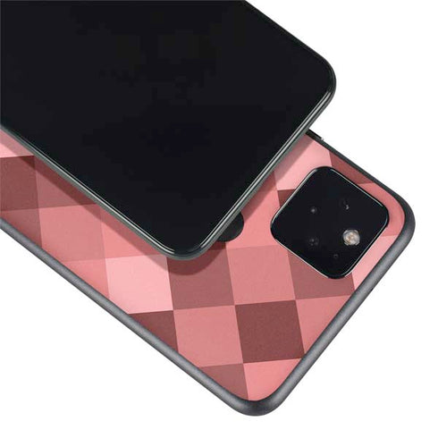 Autumn Red Geometric Google Pixel 5 Skin