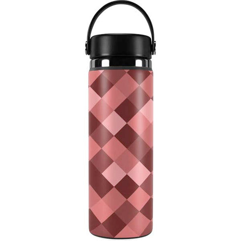 Autumn Red Geometric Hydro Flask 20oz Wide Mouth Skin