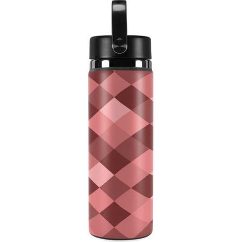 Autumn Red Geometric Hydro Flask 20oz Wide Mouth Skin
