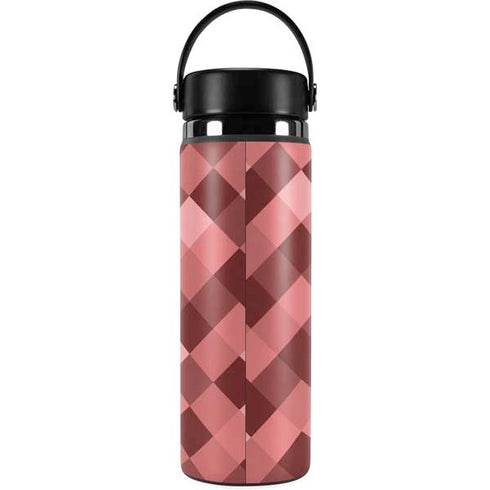 Autumn Red Geometric Hydro Flask 20oz Wide Mouth Skin