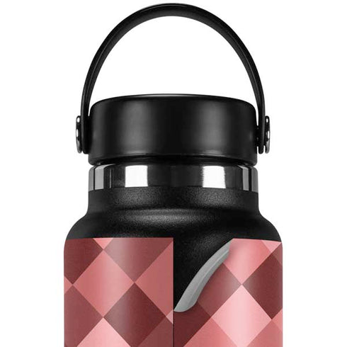 Autumn Red Geometric Hydro Flask 32oz Wide Mouth Skin