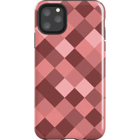 Autumn Red Geometric iPhone 11 Pro Max Impact Case