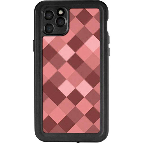 Autumn Red Geometric iPhone 11 Pro Max Waterproof Case